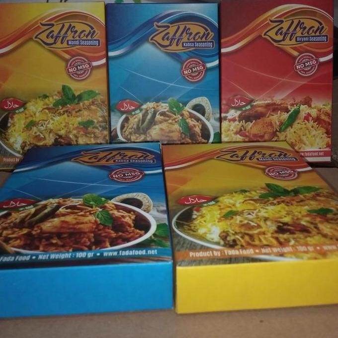 

monggo] Zaffron Zaffran bumbu Mandhi - Kabsah - Biryani (tulis di note)