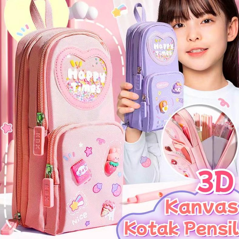 

<MOD>Model Tas Lucu korea/tempat pensil kapasitas besar/tempat pensil pvc/PENCIL CASE