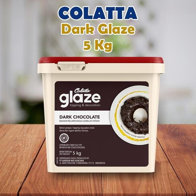 

>>>>>] Colatta choc glaze dark 5kg / pile Rasa coklat