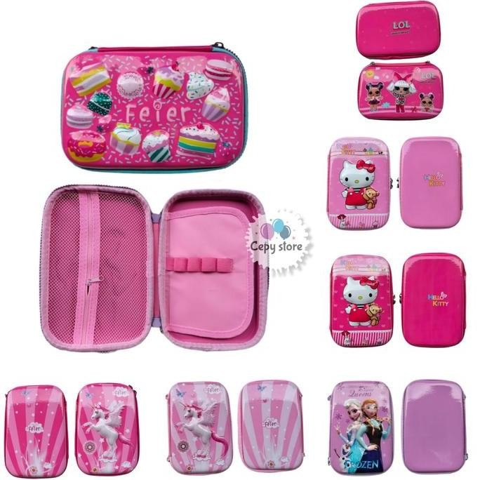 

Kotak Pensil Karakter 3D / Tempat Pensil Karakter 3D Anak Cewe