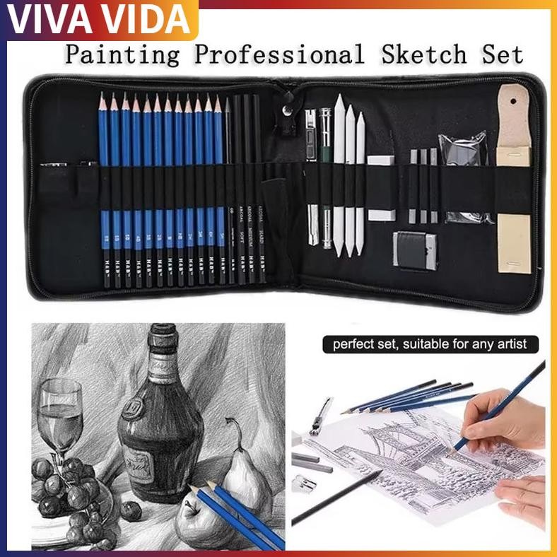 

Sketch Pencil Pisau Penghapus Dan Pensil Art Drawing Kit Gambar Untuk Keperluan Sekolah Pencil Drawing Set