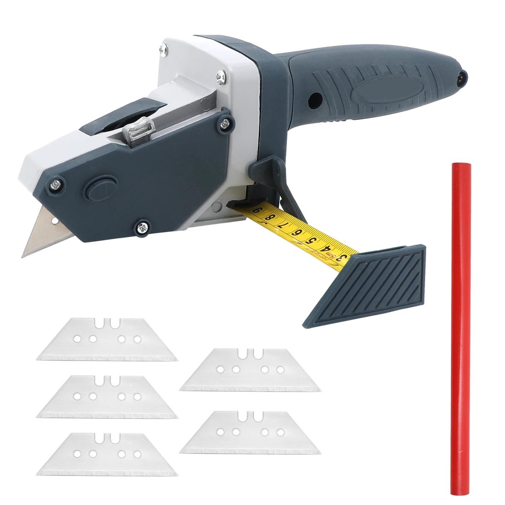 

Gypsum Board Cutting Tool Gypsum Board Cutter With Tape Measure Tool Kit Includes Cutter, Pencil And 5 Blades