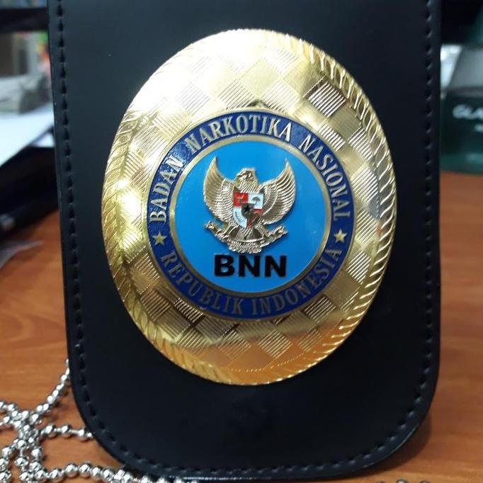 

Dompet Kalung Id Card Holder Kta Bnn Kulit Gantungan Name Tag Resmi Original