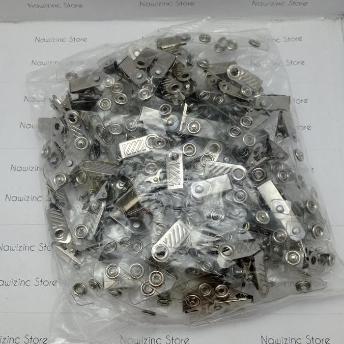 

Jepitan Id Card Besi / Jepit Garis Buaya / Jepitan Name Tag Kuat Original