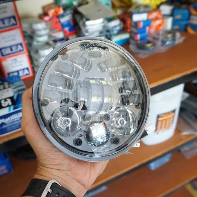 :>:>:>:>] Lampu LED Daymaker Vespa Fisheye 16 Titik 5.75 Inch