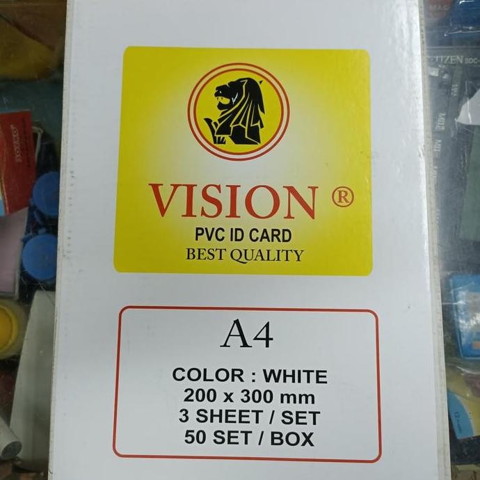 

Amanda Pvc Instan Warna Biru - Bahan Cetak Id Card Kartu Pengenal Praktis Original