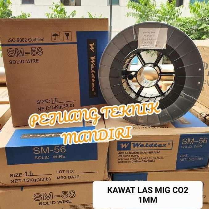 KAWAT LAS CO2 1MM / SOLID MIG WIRE 1MM / WIRE CO 1 MM AWS 70S-6