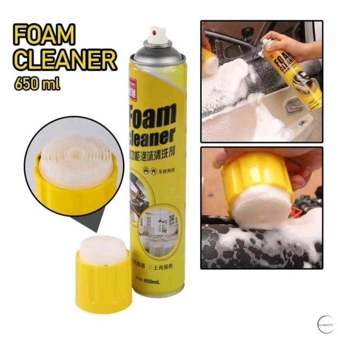 Ready stock] Foam Spray Pembersih Interior Mobil Multifungsi Foam Spray Cleaner NEW