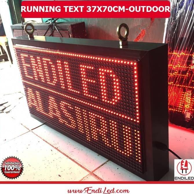 Sale Led Running Text 2 Sisi Outdoor Seting Via Wifi