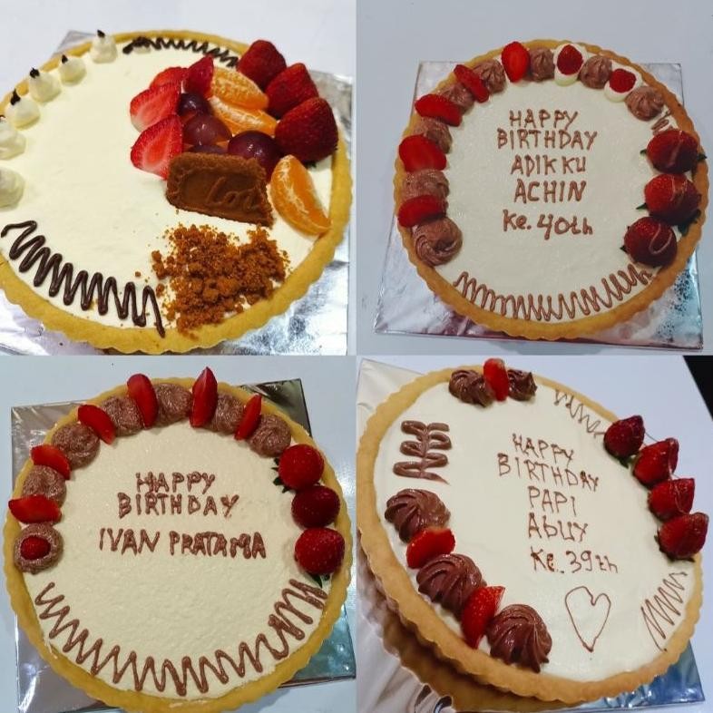 

Promoo!! Tart susu cream chesse pie UK 18cm Best seller