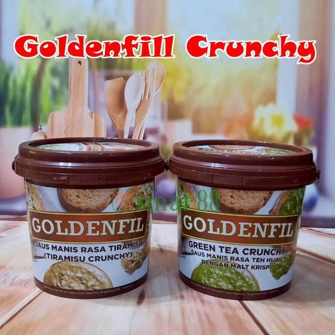 

((((()paling dicari] Goldenfil Tiramisu Crunchy 1kg
