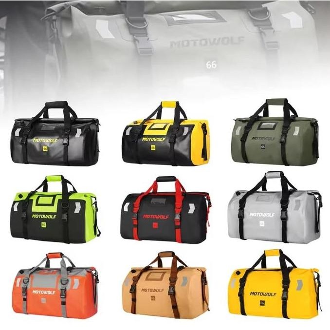 Dry Bag Motor Motowolf Mdl 0717 Tas Touring traveling waterproof 40L