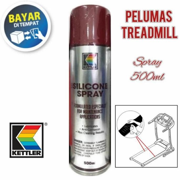 TERBARU - SILICONE OIL SPRAY KETTLER PELUMAS TREADMILL DAN ALAT FITNESS