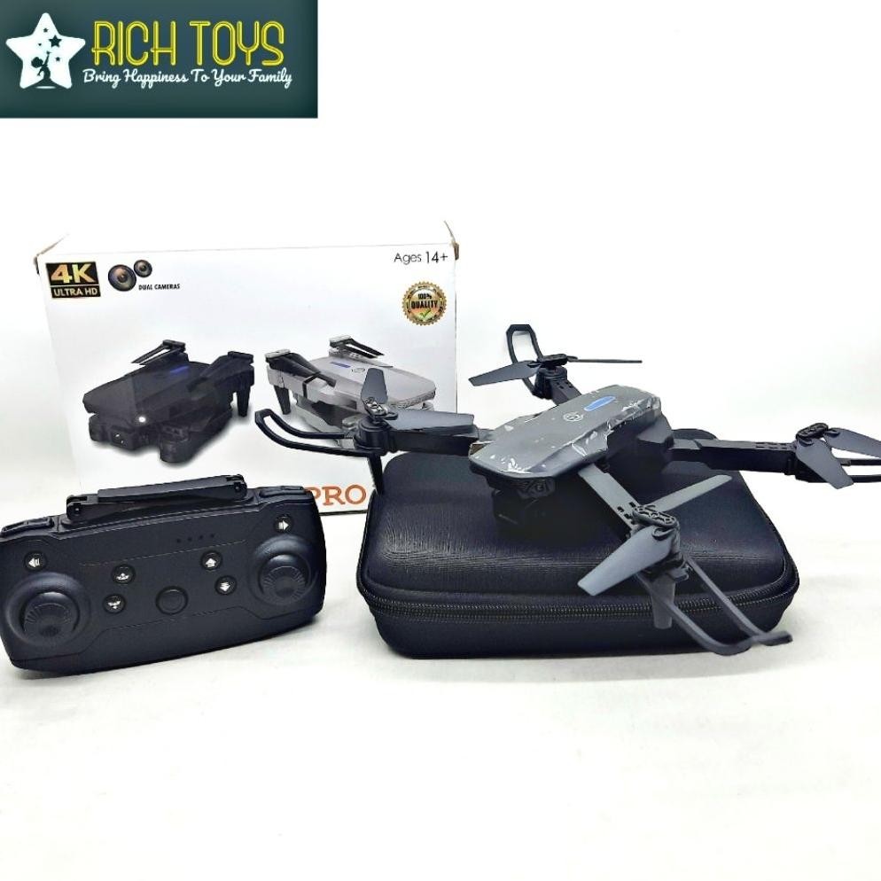 Terlaris Mainan Remote Control Rc Drone Pesawat Terbang Wifi Dual Camera Toys 14+ Tahun