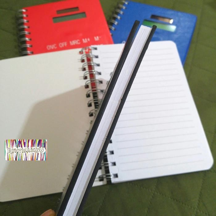 

SWG Buku Agenda Bahan Kulit Sintetis Kalkulator, Notebook Memo Calculator