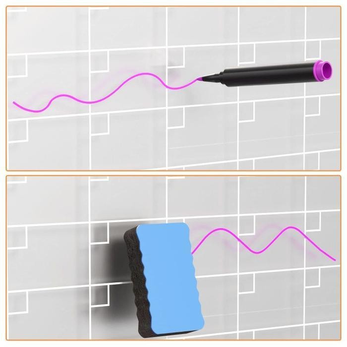 

SWG Weekly / Monthly Planner Magnet Kulkas Akrilik Dinding Planner cantik