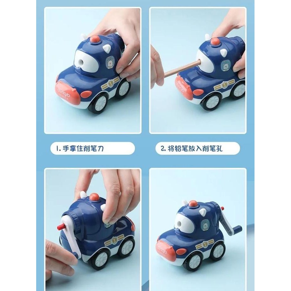 

SWG Serutan pencil meja motif Astronot roket bebek / rautan putar Pensil Stationery