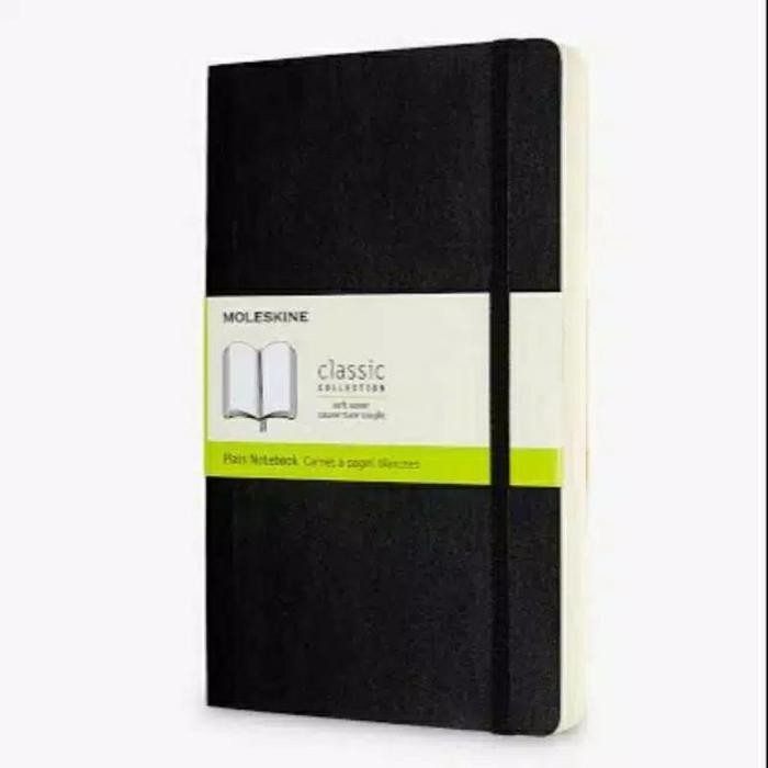

SWG Moleskine Plain Notebook Black Large Size - Hard Cover