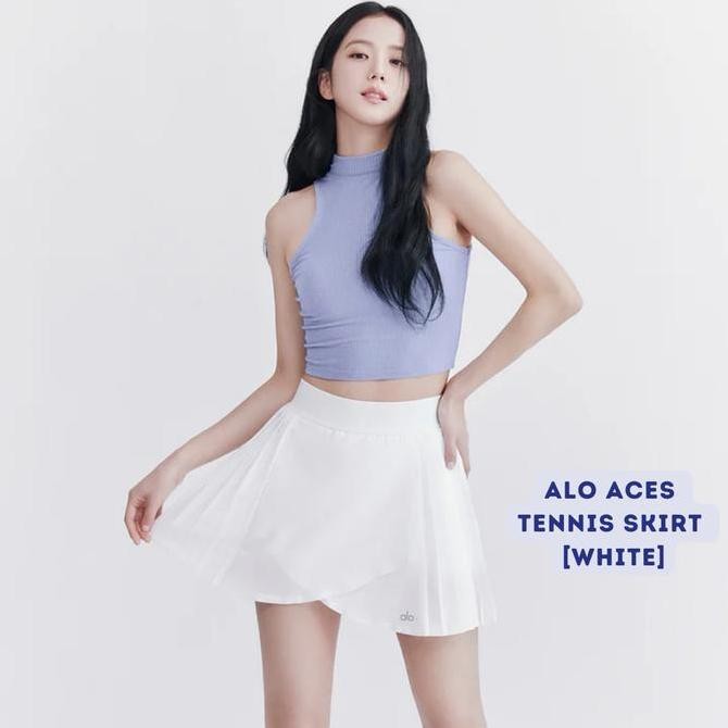 TERBARU - Alo Yoga Aces Tennis Skirt /Rok Tennis Alo[100% Original Alo USA]