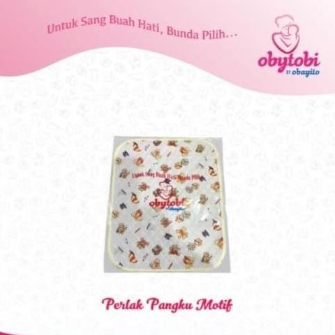 Obytobi Perlak Pangku Motif 35 X 45Cm Alas Ompol Tidur Bayi Stroller
