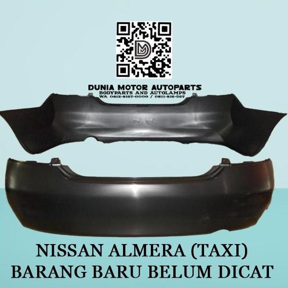 // BUMPER BEMPER BELAKANG NISSAN ALMERA TAXI BLUEBIRD 2013 S/D 2020 BARU //