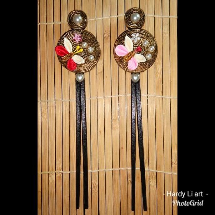 Aksesoris Tusuk Konde Kimono Jepang Geisha Kanzashi Kupu Kupu Kualitas Terbaik Harga Termurah