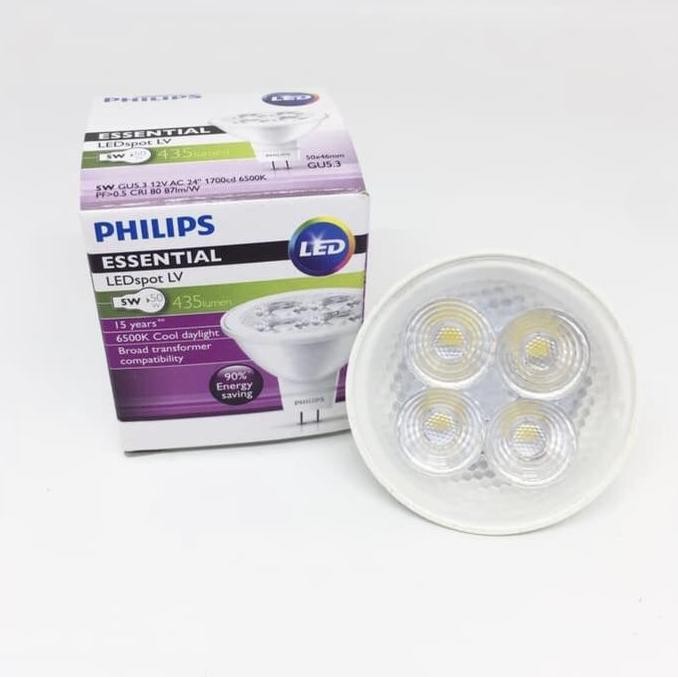 Mr16 Philips Led Spotlight Essential 5W 5 Watt 12V 12 V