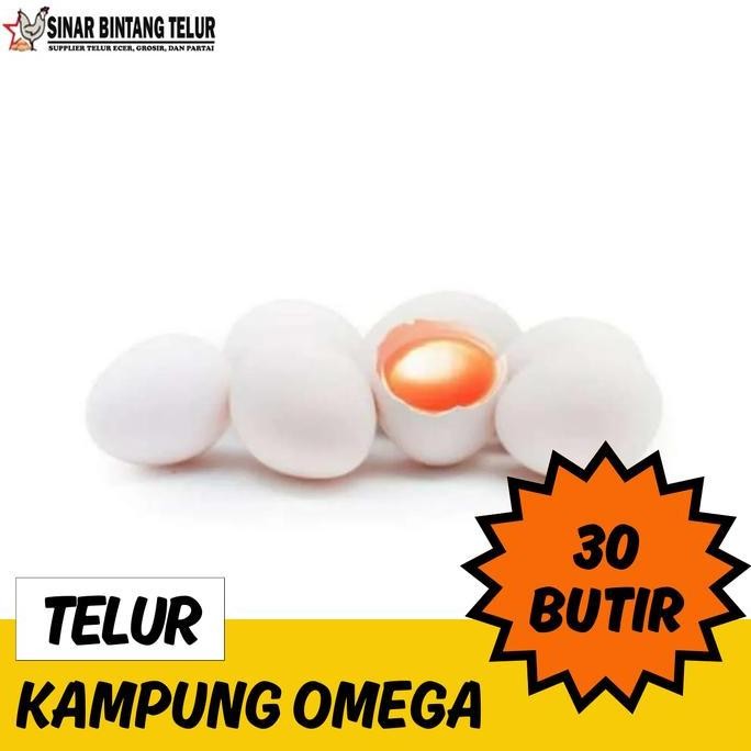 

Produk Baru!! Telur Ayam Kampung Omega 30 Butir Segar Premium
