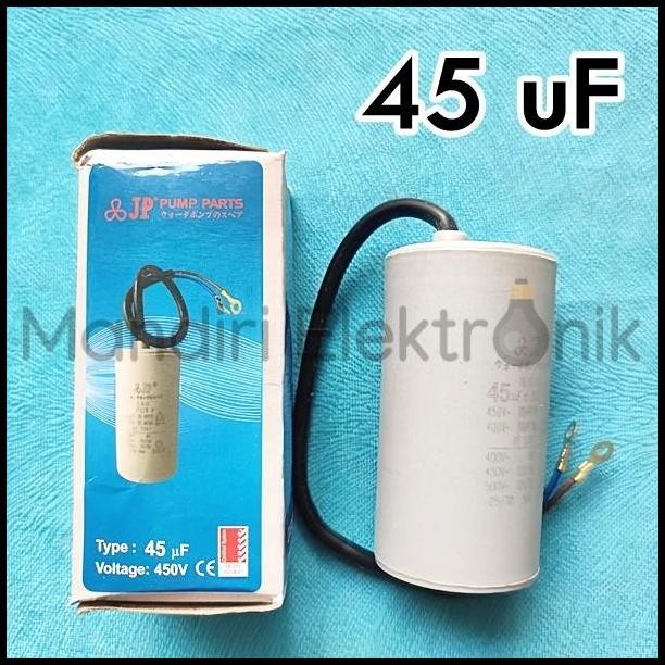 Kapasitor JP 45 Mikro - Kapasitor Kabel 45 Uf 450V JP Kapasitor 45uF