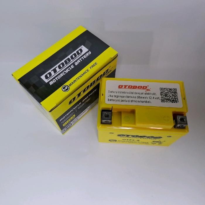 Aki Motor Honda Beat, Vario 110, Revo, Blade, Gtz5S Mf Aki Kering Original Dan Terpercaya