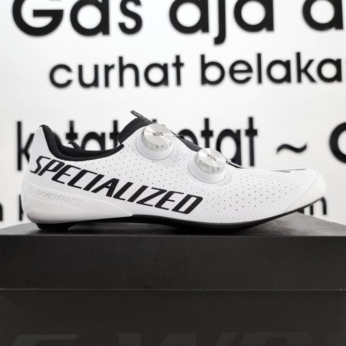 Sepatu Cleat Sepeda S-Works Torch Road Shoes - Team White