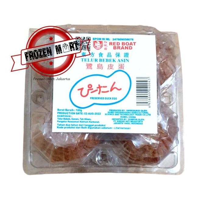 

Produk Baru!! Red Boat Telur Pitan Isi 4 - Century Egg Telur Bebek Asin