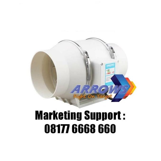 Ready | Inline Fan 4 Inch Inline Fan Pp Plastik 4 Inch Duct Inline Pp 4 Inch Kualitas Premium