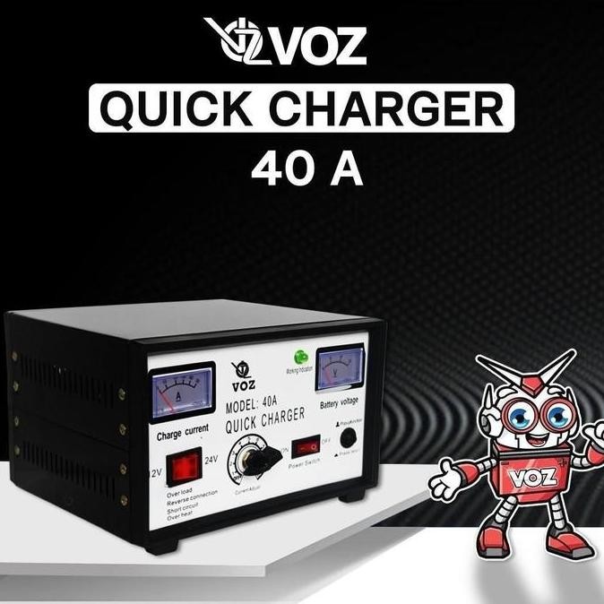 VOZ CHARGER AKI 40A | CHARGER AKI MOBIL | CHARGER AKI KERING