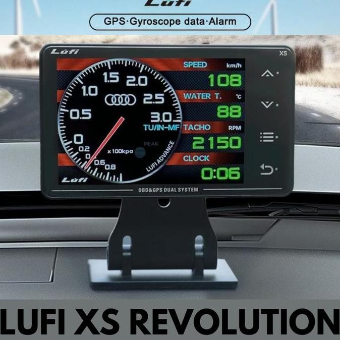 R Lufi Xs Revolution Obd2 + Gps Meter Original - Indikator Mobil Obd