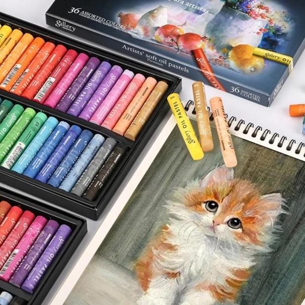 

Mungyo Gallery Artists Soft Oil Pastel Set Crayon Krayon Minyak