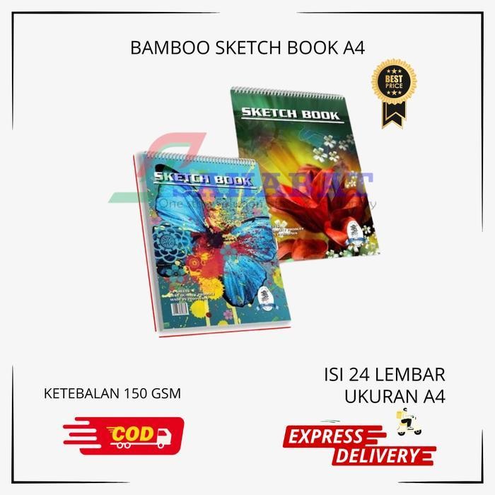 

Sp Bamboo Sketch Book Ukuran A5,A4,A3 / Buku Sketsa / Buku Menggambar Visual