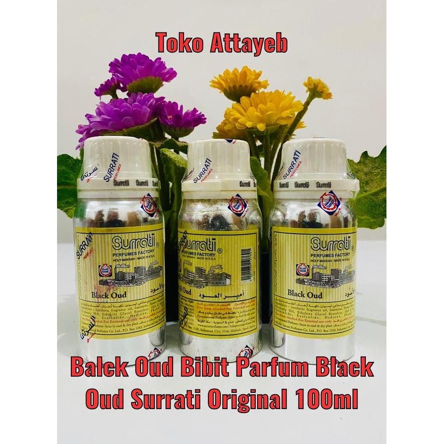 Balck Oud Bibit Parfum Black Oud Surrati Original 100Ml Bibit Surrati