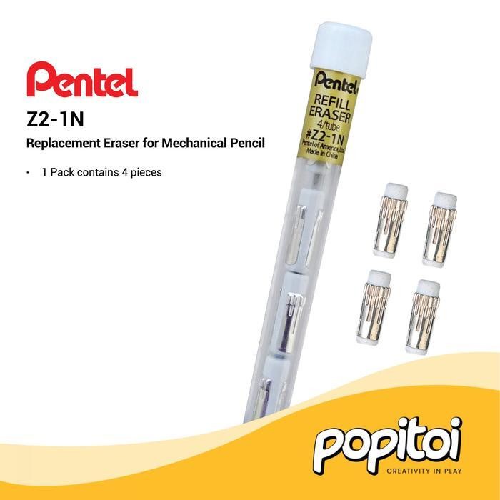 

Sp Pentel Z2-1N Replacement Eraser Refill For Graph Gear Orenz Mechanical Pencil Penghapus Isi Ulang Pensil Mekanik