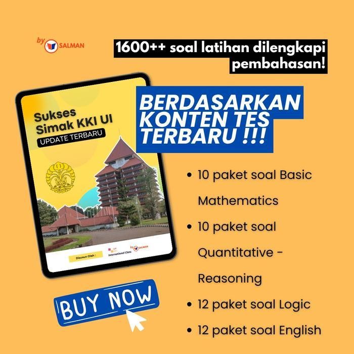 Sp Modul Pdf Persiapan Kki Ui Saintek Dan Lengkap Pembahasan Di Flashdisk