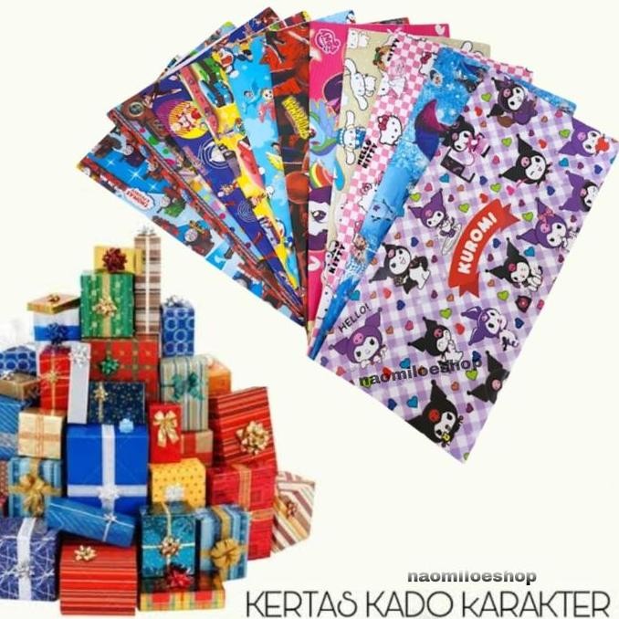 

EXTRA BUNGKUS KERTAS KADO madi50 Ayo Beli
