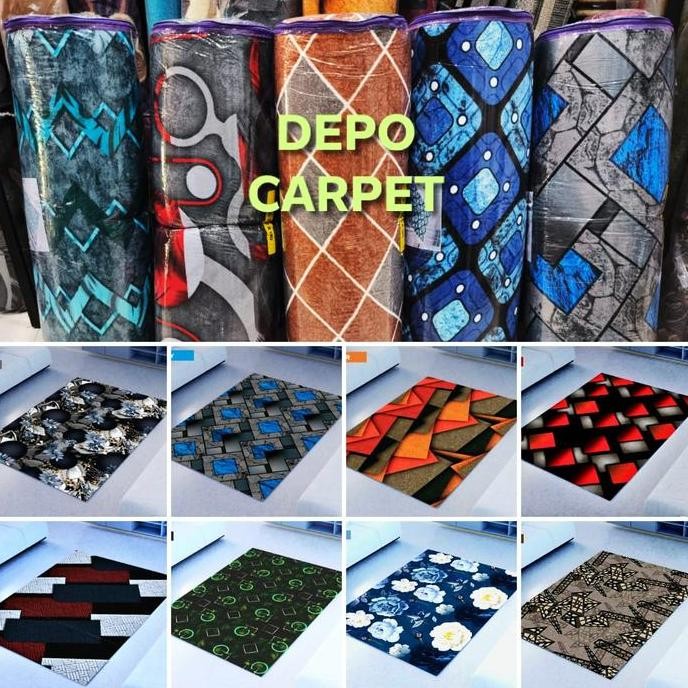 ENDLESS LOVE 190x270 + Tas / Karpet Malaysia Extra Tebal 23mm seri Minimalis dan Bunga ukuran Jumbo 