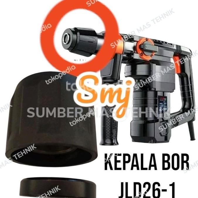 Diskon (1) kepala bor jld26 chuck mesin bor jld26 tempat bor jld26-1 jack hammer sumbermte Juara
