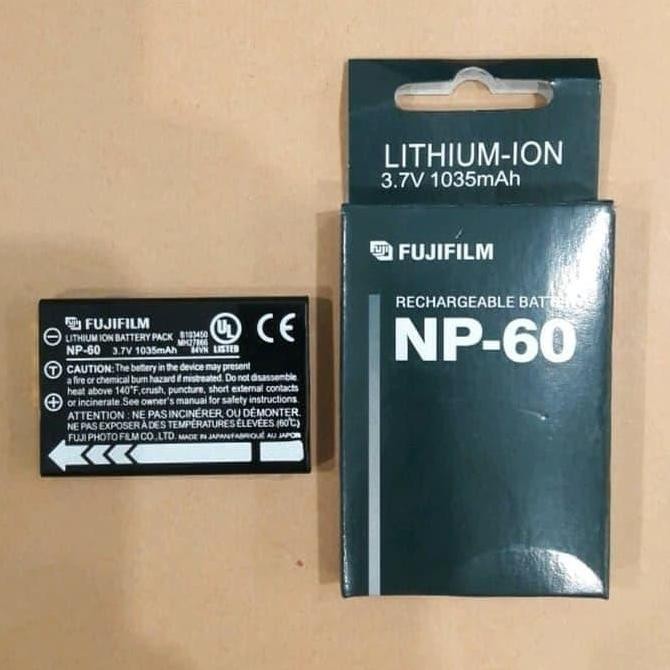 Battery Fujifilm NP-60 NP60 Rechargeable Terlaris