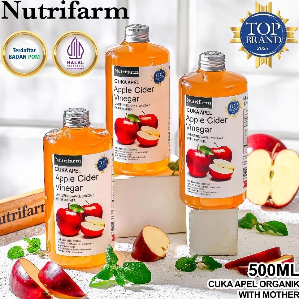 

Cuka Apel Organik Ml Bundle 3 Pcs Cider Vinegar With Mother