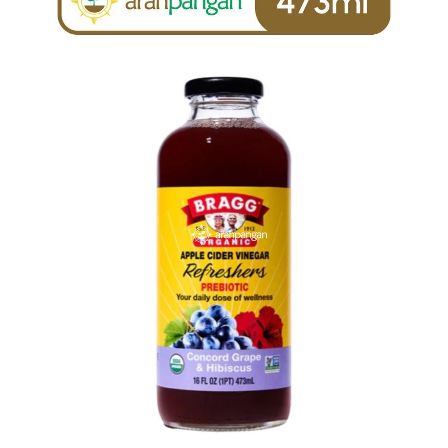 

Cider Vinegar Concorde Grape Hibiscus Bragg 473Ml