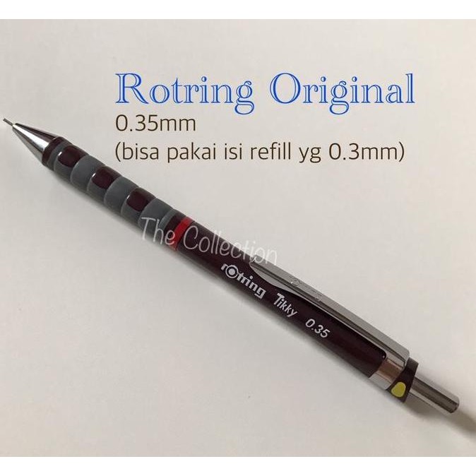 

TERLARIS - ATK302RT 0.35mm Rotring Pensil Mekanik Rotring Tikky Mechanical Pencil