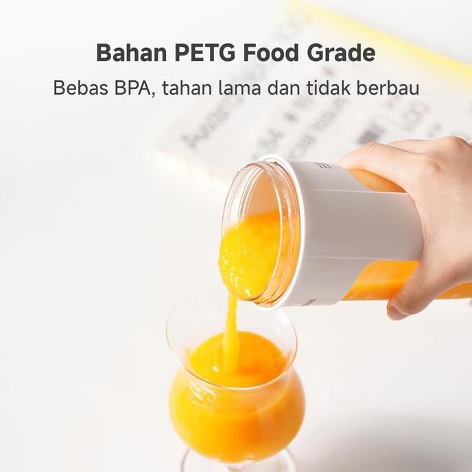 Super PromoSimplus Blender Portabel 340Ml Juicer Multifungsi Gelas Siap Minum 10 Set Mata Pisau Jus 