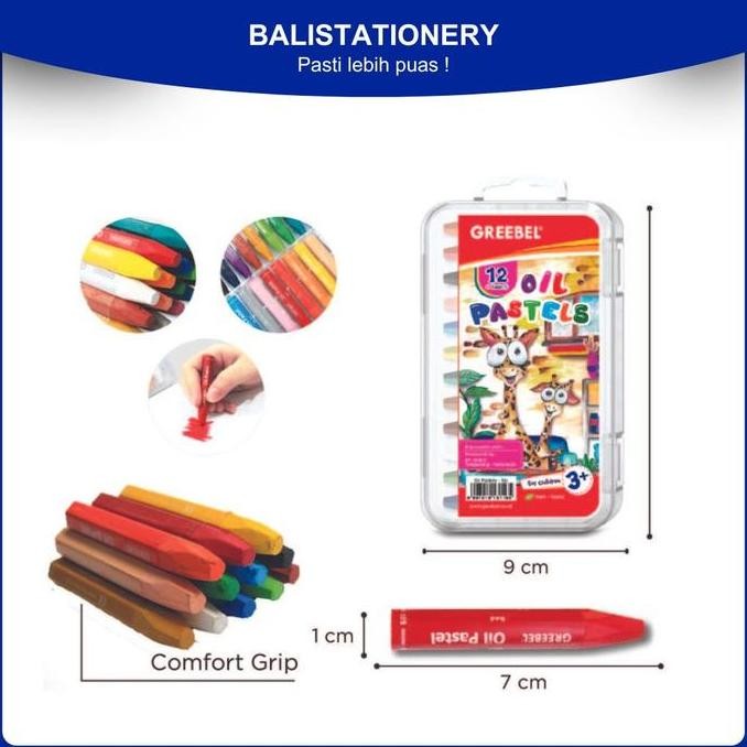 

((((()paling dicari] Crayon Krayon Greebel Kids Oil Pastel untuk Anak non toxic