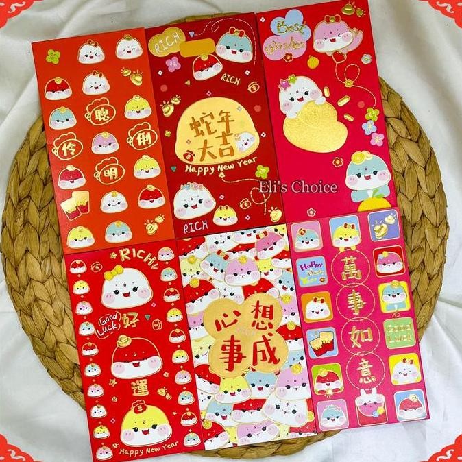 

((((()paling dicari] ANGPAO PANJANG IMLEK SHIO ULAR & FUK 2025 / ANGPAU SINCIA PREMIUM ISI 6